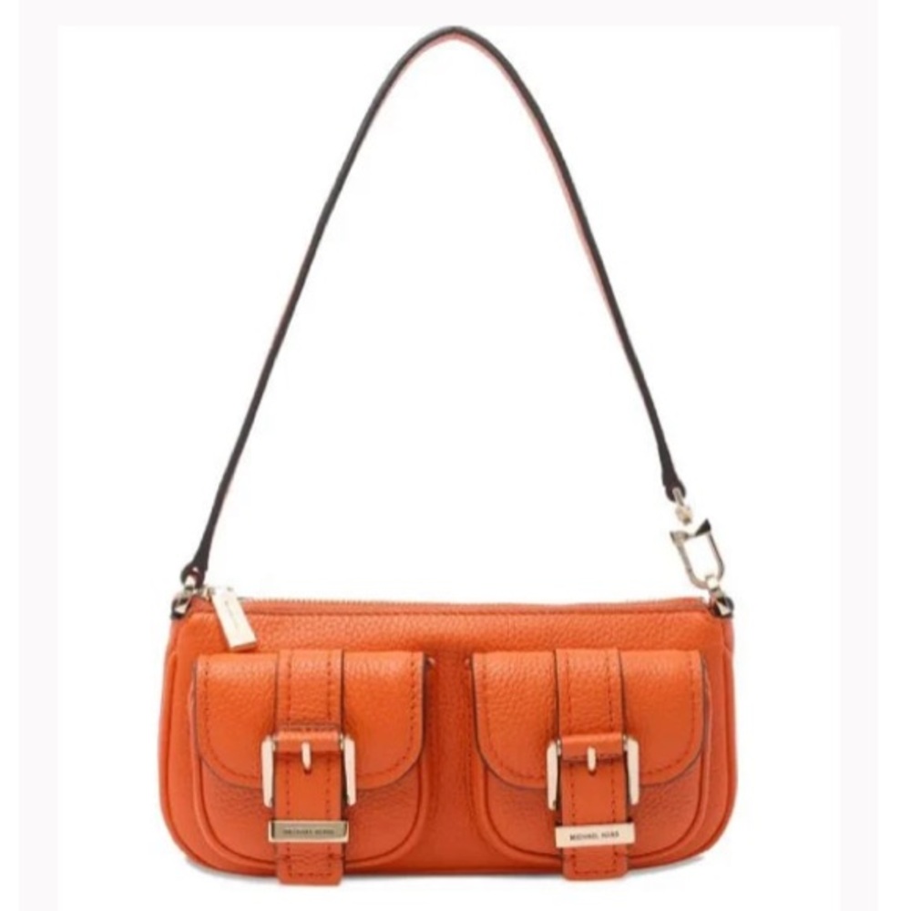 Michael Kors Tangerine Buckle Shoulder Bag